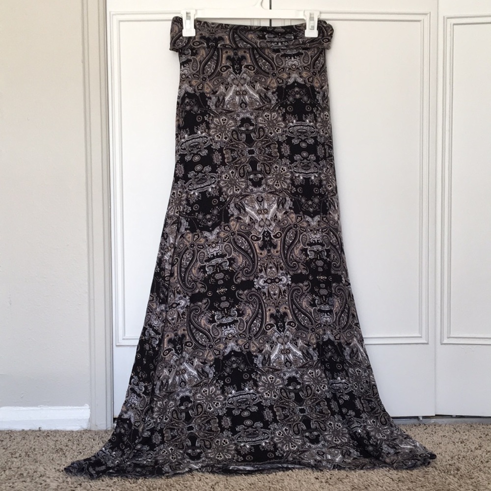 Paisley ALLOY maxi-skirt